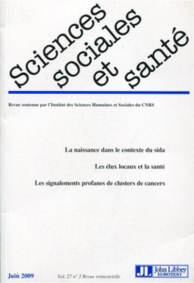 Sciences Sociales et Santé - Sylvie Fainzang - broché