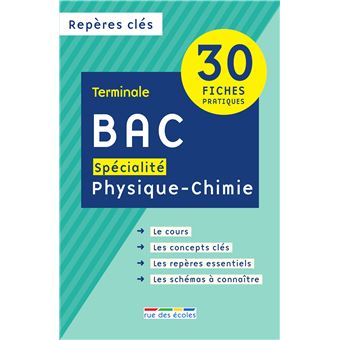 Repères clés bac spécialité physique-chimie