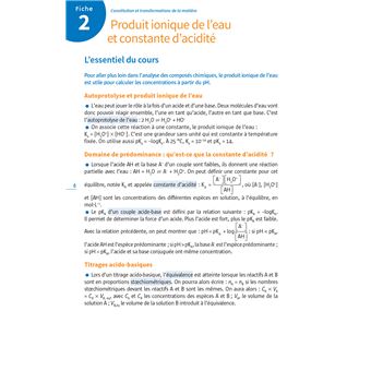 Repères clés bac spécialité physique-chimie