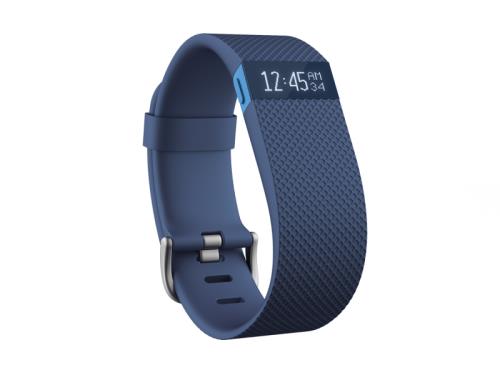 Fitbit Charge HR - Klein - activiteitentracker - monochroom - Bluetooth - blauw