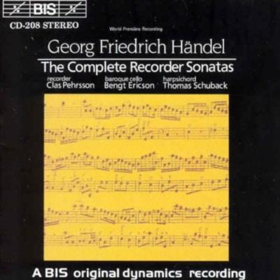 Recorder sonatas