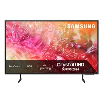 Samsung UE75DU7190U - Classe de diagonale 75" DU7190 Series TV LCD rétro-éclairée par LED - Crystal UHD - Smart TV - Tizen OS - 4K UHD (2160p) 3840 x 2160 - HDR - noir