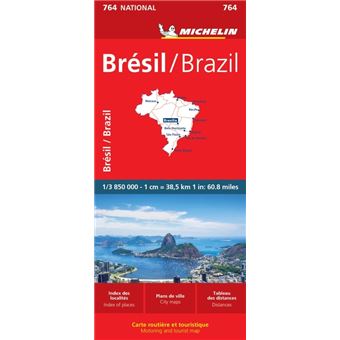 Carte Brésil Michelin