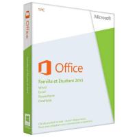 Microsoft Office Famille et Etudiant 2013 – Version 1 poste PC