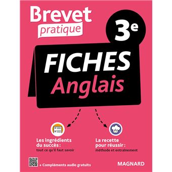 Brevet Pratique Fiches Anglais 3e Brevet 2022