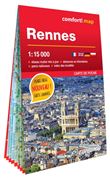 Rennes 1/15.000 (carte format poche laminée - plan de ville)
