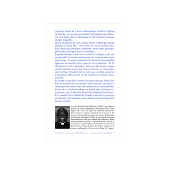 Pierre teilhard de chardin et la connaissance scientifique du developpement