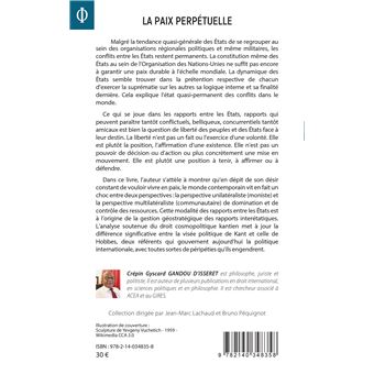 La paix perpétuelle