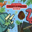 Cartes à gratter pixel art - Dinosaures