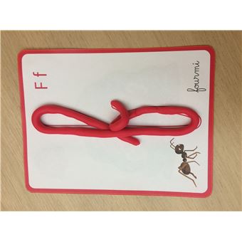 Les incollables - Montessori - Lettres en pâte à modeler