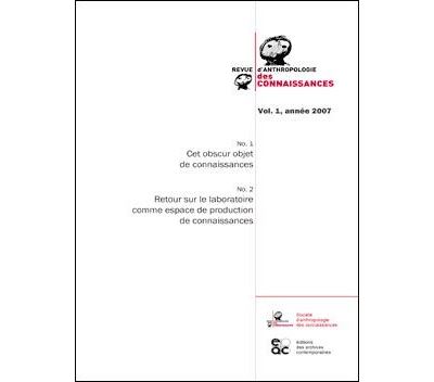 Revue Anthropologie des Connaissances