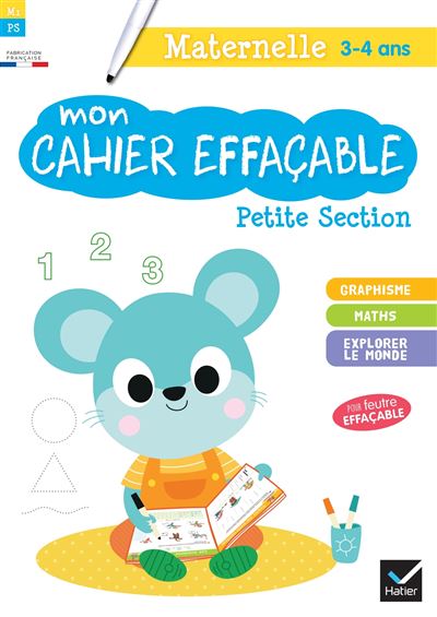 MON CAHIER D'ECOLE MATERNELLE : toute petite section - 2-3 ans : Anne Popet  - 2091893994 - Livre Maternelle