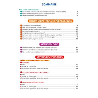 Objectif CRPE 2024 - 2025 - Sciences et technologie - épreuve écrite d'admissibilité