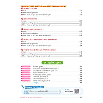 Objectif CRPE 2024 - 2025 - Sciences et technologie - épreuve écrite d'admissibilité