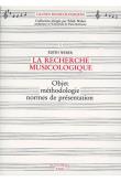 La Recherche musicologique