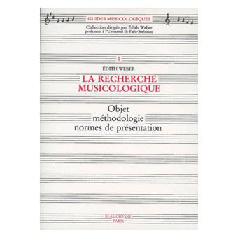 La Recherche musicologique