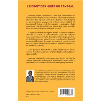 Le droit des mines au Sénégal