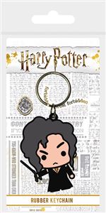 Porte-clés Harry Potter Bellatrix Lestrange Chibi caoutchouc 6 cm