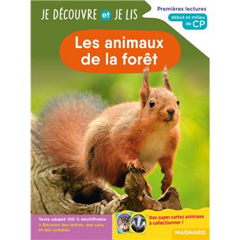 Je découvre et je lis CP - Les animaux de la forêt