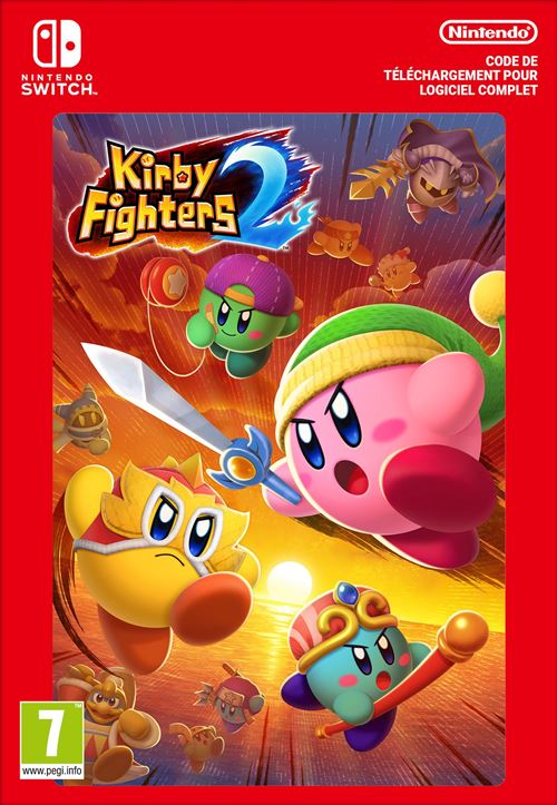 Code de téléchargement Kirby Fighters 2 pour logiciel complet Nintendo Switch