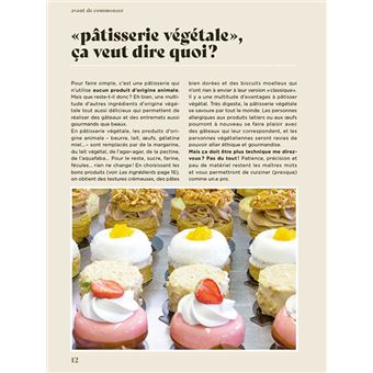 Pâtisserie végétale