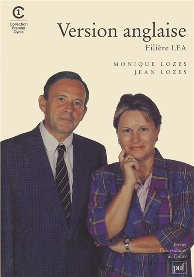 Version anglaise, filière LEA - Jean Lozes - (donnée non spécifiée)