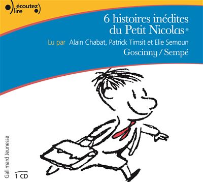 Six histoires inédites du Petit Nicolas - Jean-Jacques Sempé - Livre CD