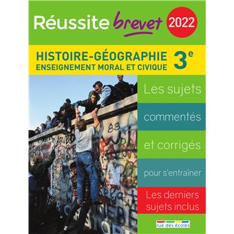 Réussite brevet 2022 - Histoire-géographie 3e