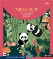 Beauval Pochette Tableau en 3D: Les jumelles panda