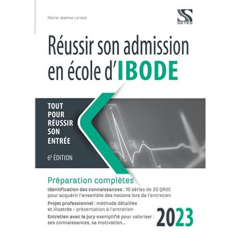 Réussir son admission en école d'IBODE 2023