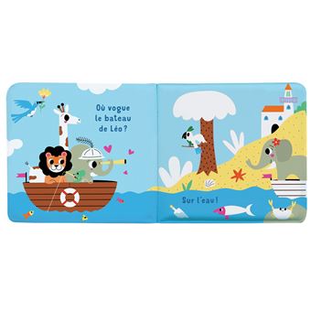 Mon livre-bain à colorier - À l'aventure ! - Pochette avec accessoire