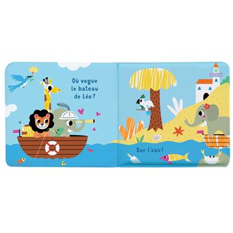 Mon livre-bain à colorier - À l'aventure ! - Pochette avec accessoire
