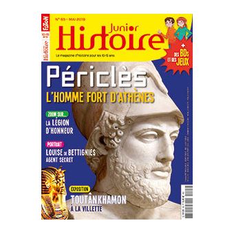 Histoire Junior N°85 Periclès, l'homme fort d'Athènes - mai 2019