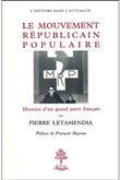 Le mouvement républicain populaire
