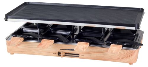 Appareil à raclette Nouvel Wood Grill 8p 1400 W