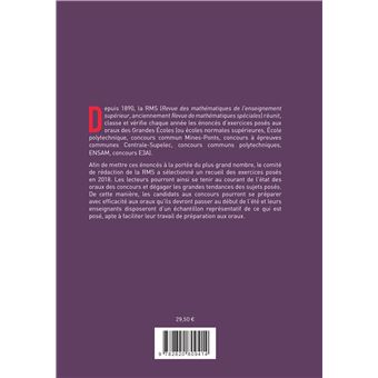 1300 énoncés d'exercices oraux issu des concours d'entrée aux grandes écoles