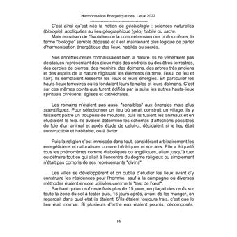 Harmonisation Energétique des Lieux 2022