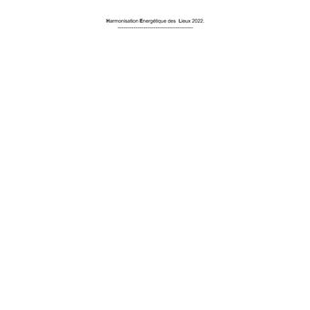 Harmonisation Energétique des Lieux 2022