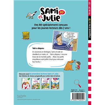 Sami et Julie BD Fin de CP- CE1 - Tobi a disparu