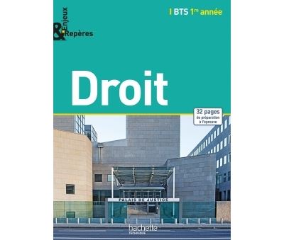 DROIT BTS 1E ANNEE LIVRE ELEVE