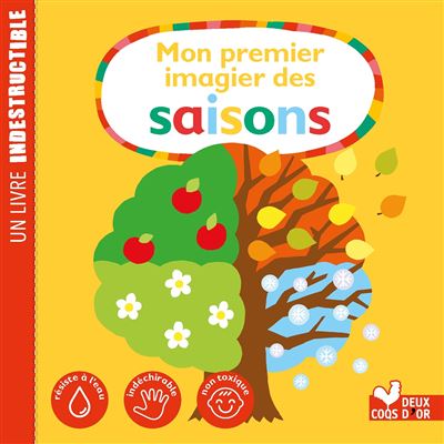 Mon premier imagier des saisons- Livre Indestructible - Nastja Holtfreter - cartonné