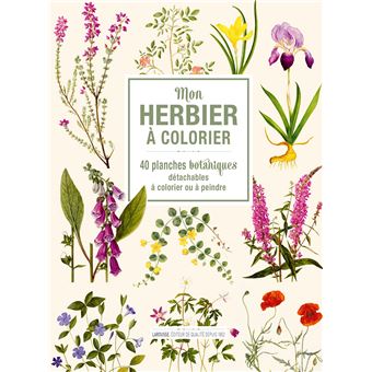 Mon herbier à colorier