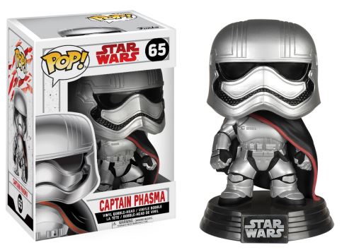 STAR WARS 8 THE LAST JEDI-BOBBLE HEAD POP N°65-CAP. PHASMA