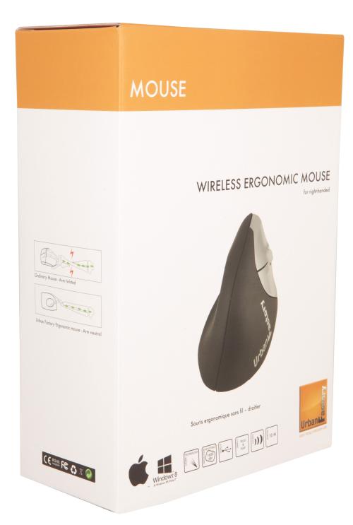 Urban Factory Ergo Mouse sans fil pour Droitier à 79.9€ - Generation Net