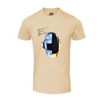 Tee shirt Daft Punk Ram Helmets unisexe Couleur Sable Taille XXL Exclusivité Fnac