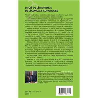 La clé de l'émergence de l'économie congolaise