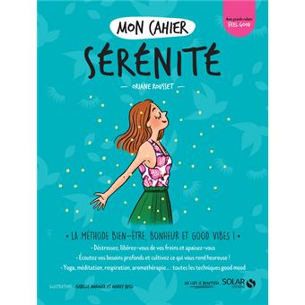 Mon cahier Sérénité