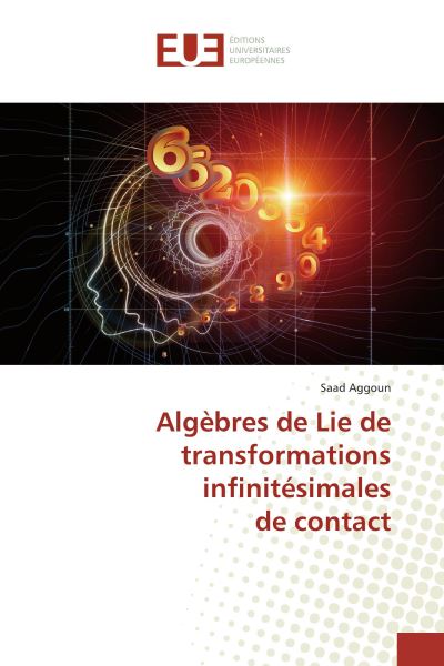 Algebres de lie de transformations infinitesimales de contac