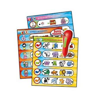 Carotte Stylo Parlant Lisciani - ABC, Premiers Mots, Couleurs & Quiz - Jouet Éducatif Interactif Français