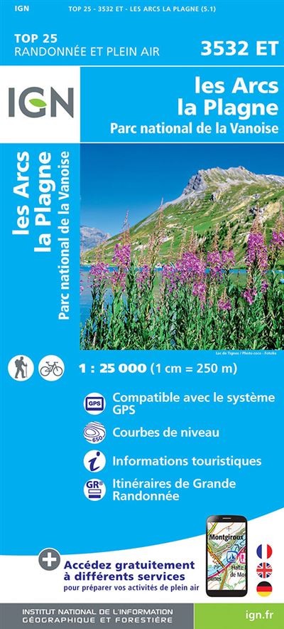 Les Arcs, la Plagne, Parc national de la Vanoise -  Collectif - (donnée non spécifiée)